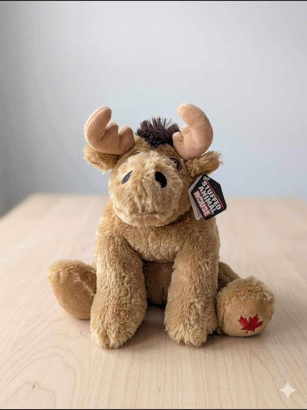 Vintage Stuffed Animal House Canada Moose Plush